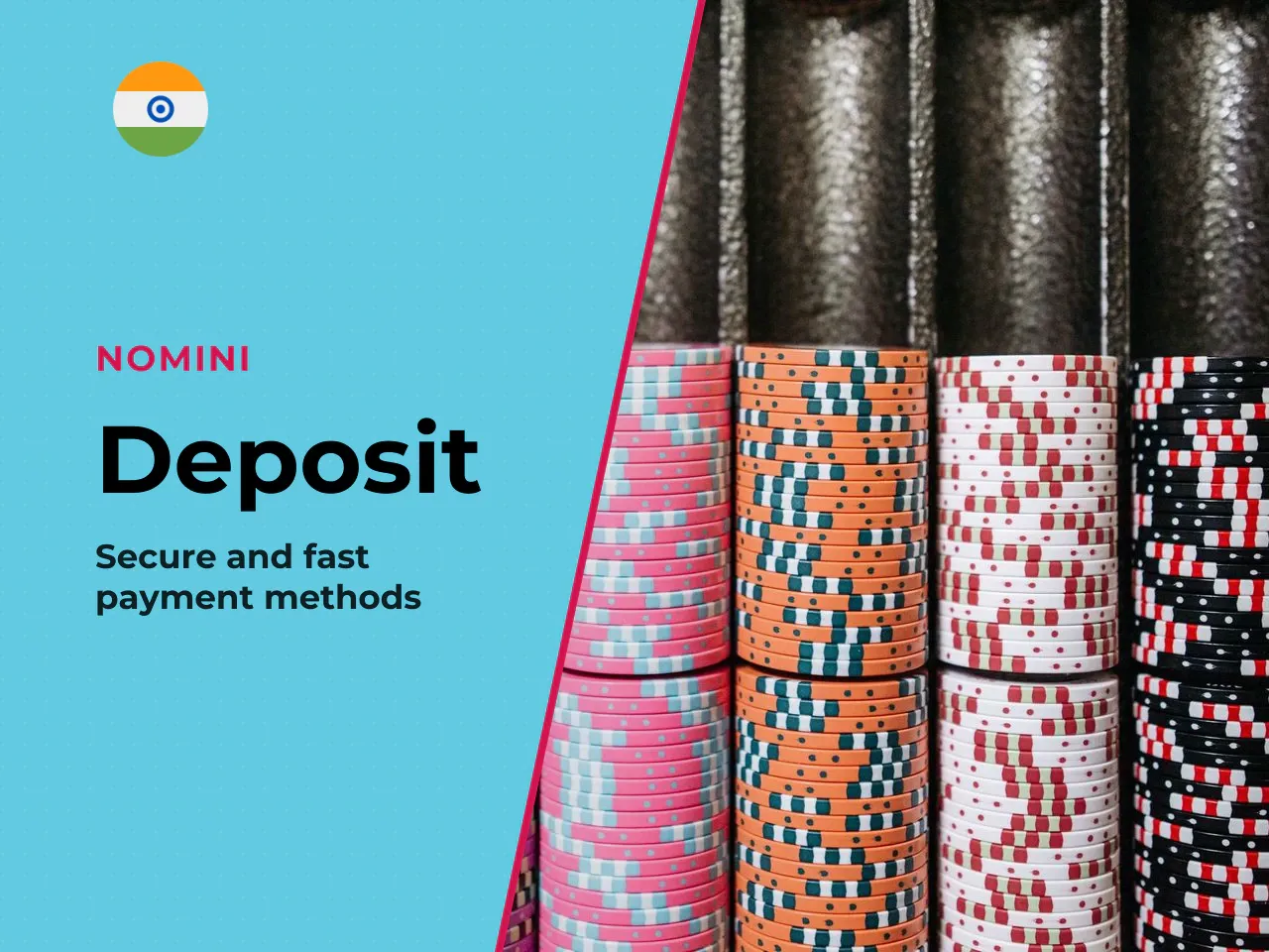 Deposits Available Methods and Limits. Nomini