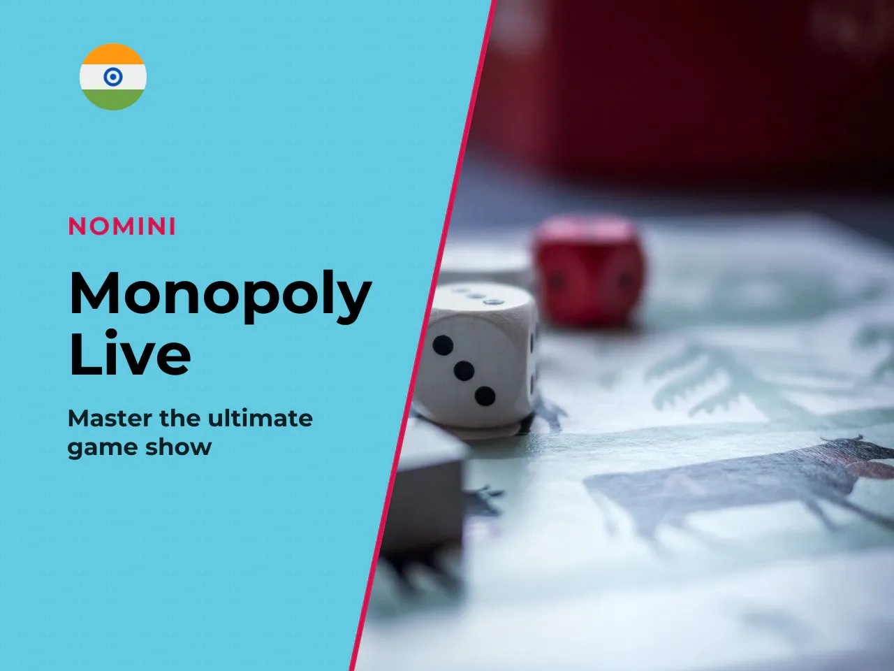 Monopoly Live the wheel, the host