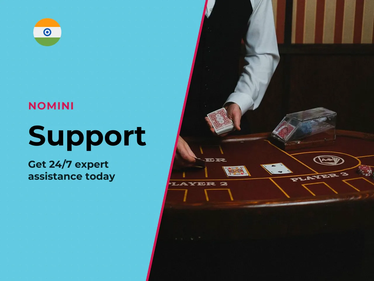 Reaching a support representative on desktop