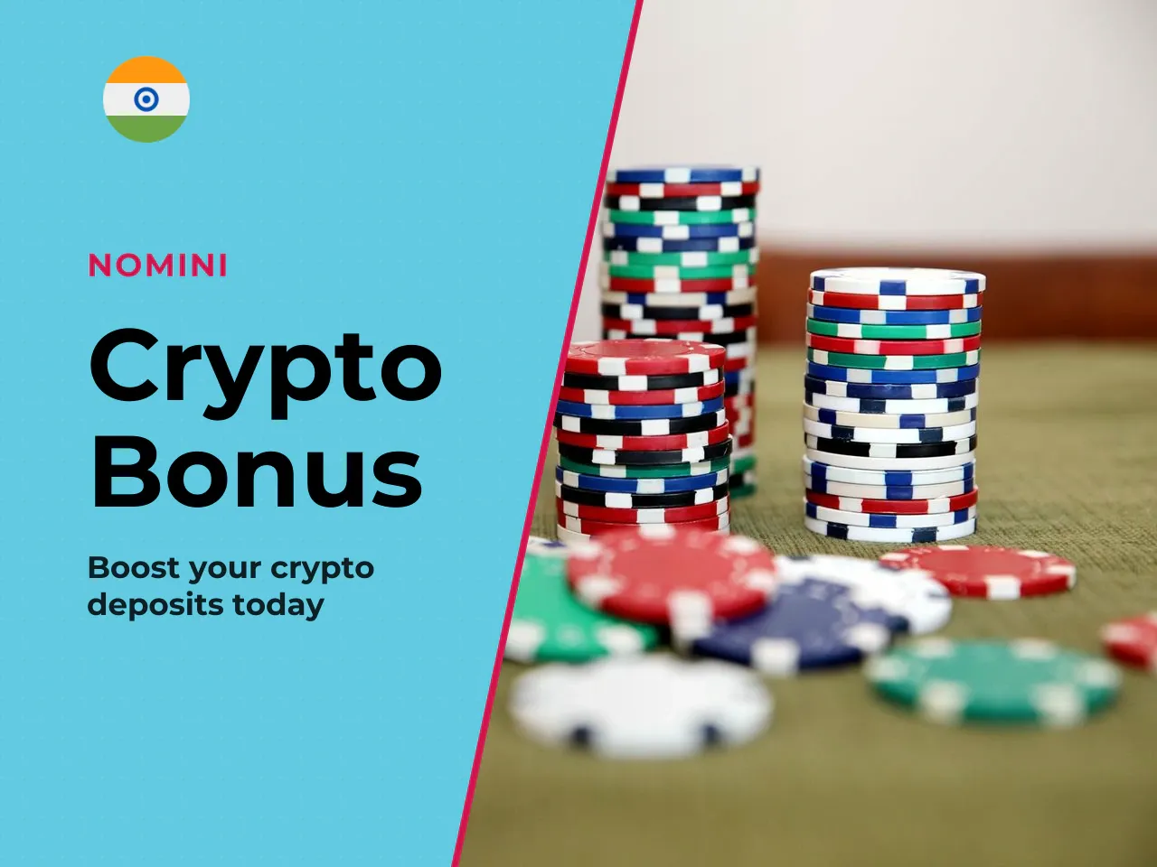 Nomini Crypto Welcome Bonus Package. If