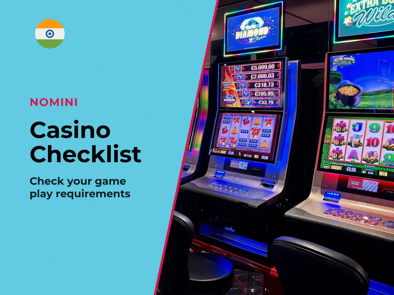 Multimedia placeholder casino selection checklist. Checks